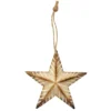 SUSPENSION ETOILE EN BOIS H21CM