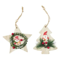 SUSPENSION ETOILE SAPIN AVEC BRANCHAGES