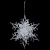 SUSPENSION FLOCON PAILLETTE 11CM