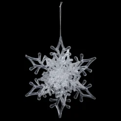 SUSPENSION FLOCON PAILLETTE 11CM