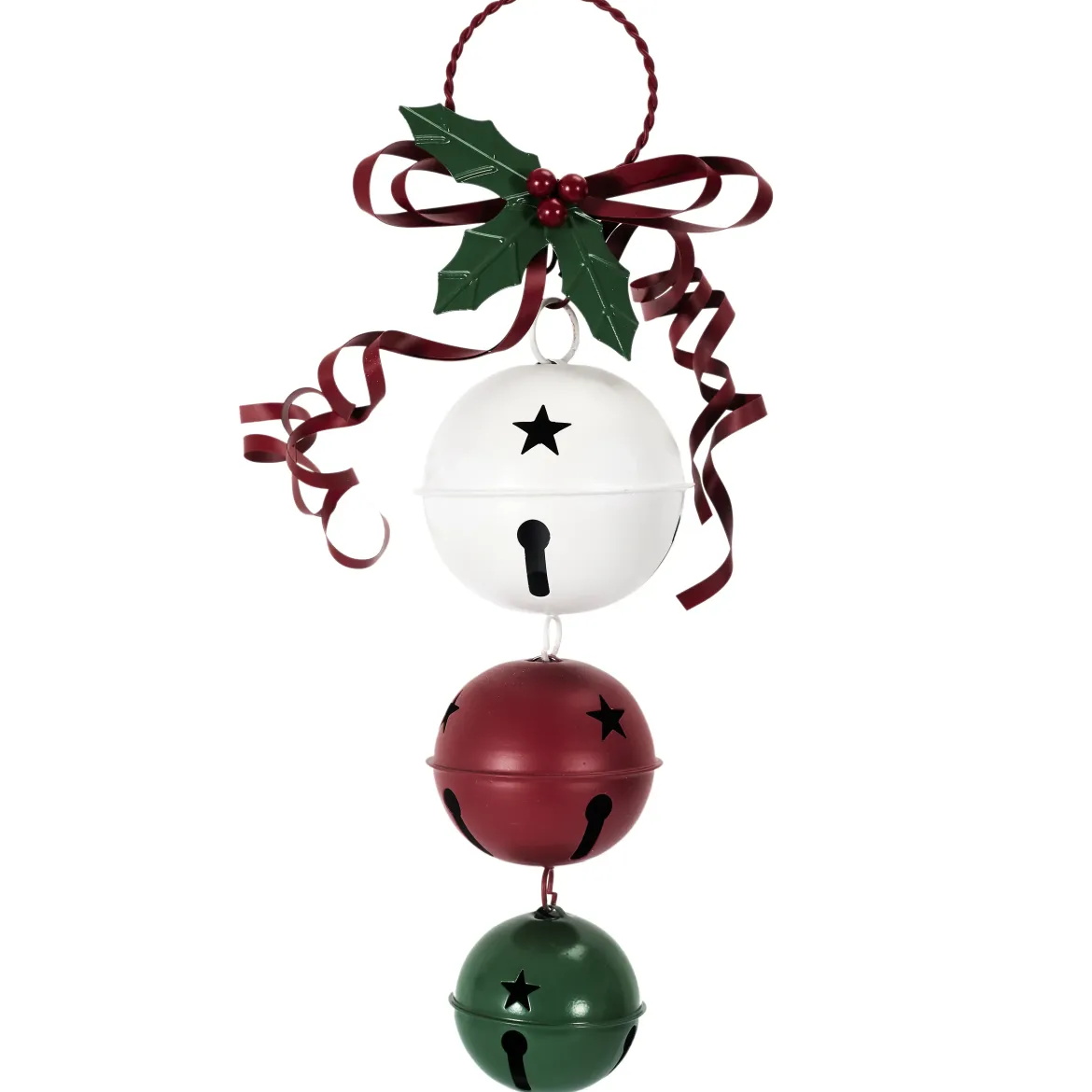 SUSPENSION 3 GRELOTS METAL H.54CM