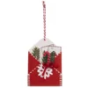 SUSPENSION LETTRE PAPIER ROUGE