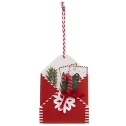 SUSPENSION LETTRE PAPIER ROUGE