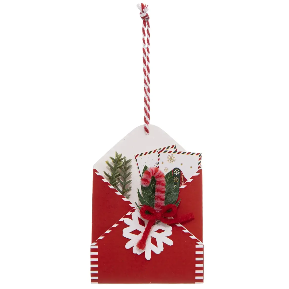 SUSPENSION LETTRE PAPIER ROUGE