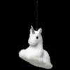 SUSPENSION LICORNE PAILLETTEE ARGENT