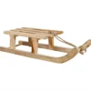 SUSPENSION LUGE EN BOIS VIEILLI 32X12CM