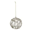 SUSPENSION METAL BOULE OU ETOILE PAILLETTEE