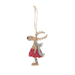 SUSPENSION NOEL RENNE 7.3X12CM
