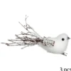 SUSPENSION OISEAU BRANCHE PINCE 16CM X3 PIECES