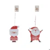 SUSPENSION PERE NOEL BOIS 19X0.6X17.5CM ROUGE