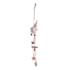 SUSPENSION PERE NOEL ETOILES ET BOIS H.45CM