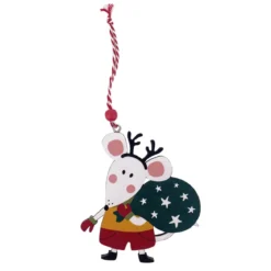 SUSPENSION SOURIS BALUCHON H.10CM