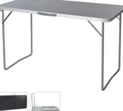 TABLE CAMPING 120X60X70CM PLATEAU RESISTANT