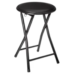 TABOURET PLIANT BASIC NOIR