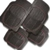 TAPIS AUTO 4 PCS CAOUTCHOUC DECOUPABLE LISERET ROUGE EXTREME