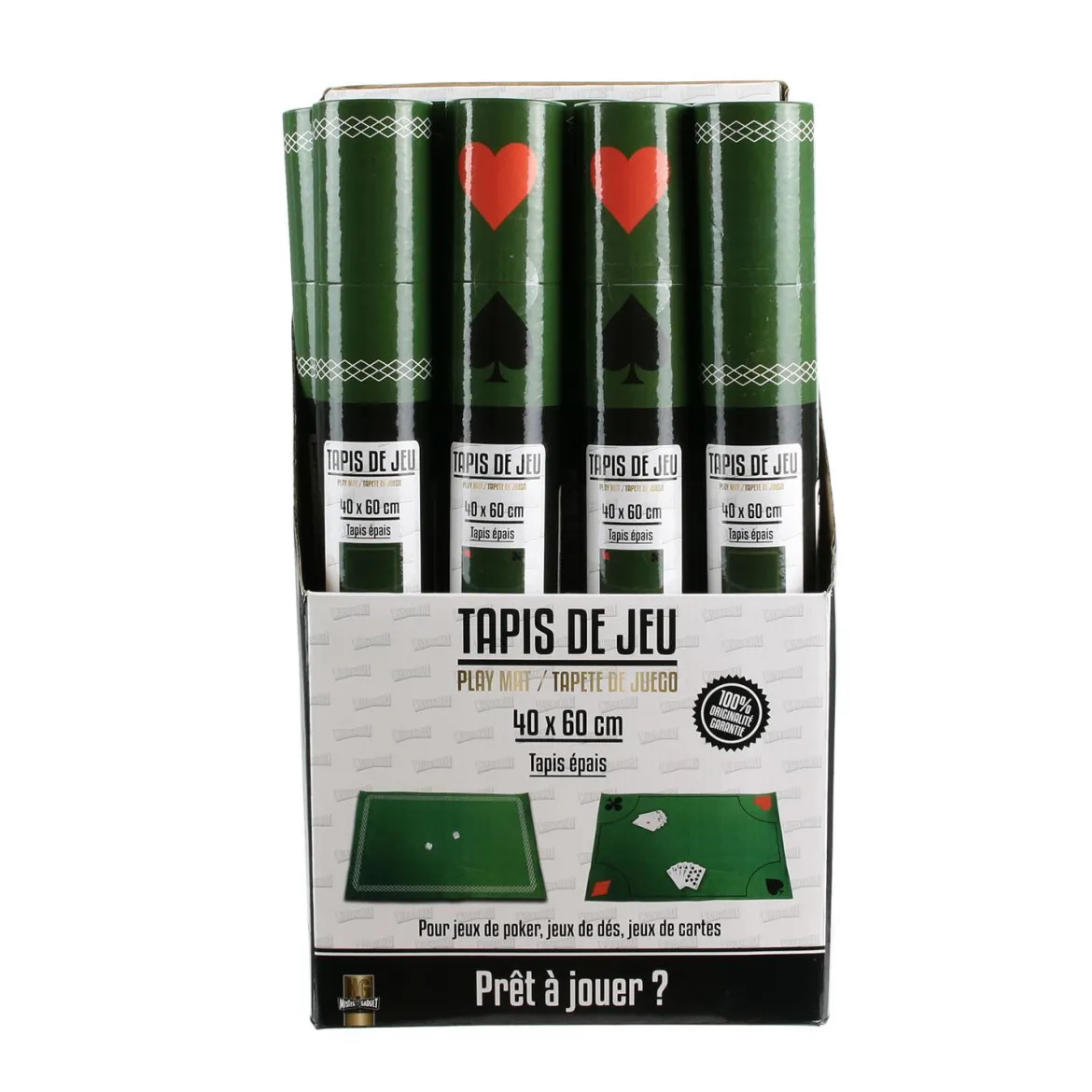 TAPIS DE JEU CARTE 40X60CM M24
