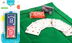 TAPIS DE JEU ET 2 JEUX DE 54 CARTES