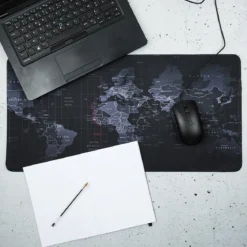 TAPIS DE SOURIS XL MAPPEMONDE 60X30CM