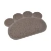 TAPIS FORME PATTE D.40X30CM TAUPE
