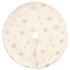 TAPIS SAPIN ETOILE OR D.90CM
