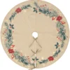 TAPIS SAPIN POINSETTIA D.90CM