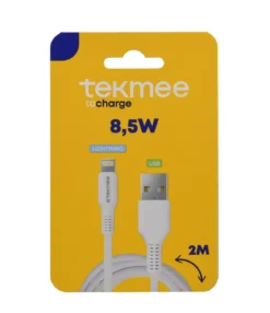 TEKMEE CABLE 2M LIGHTNING USB
