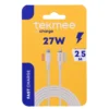 TEKMEE CABLE 2.5M 27W TYPE C TO LIGHTNING