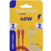 TEKMEE 2 CABLES YOU ET ME 1M TYPE C