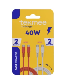 TEKMEE 2 CABLES YOU ET ME 1M TYPE C