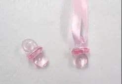TETINE DECO PLEXIGLAS X10 PIECES ROSE