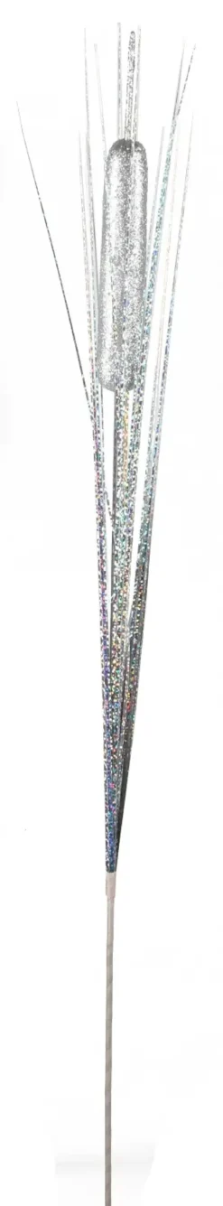 TIGE DECO PAILLETEE H.80CM MODELES ARGENT