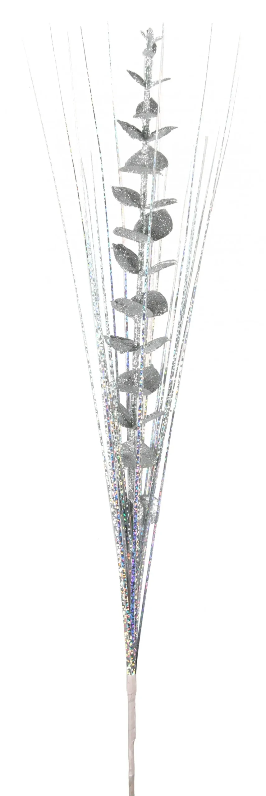 TIGE DECO PAILLETEE H.80CM MODELES ARGENT