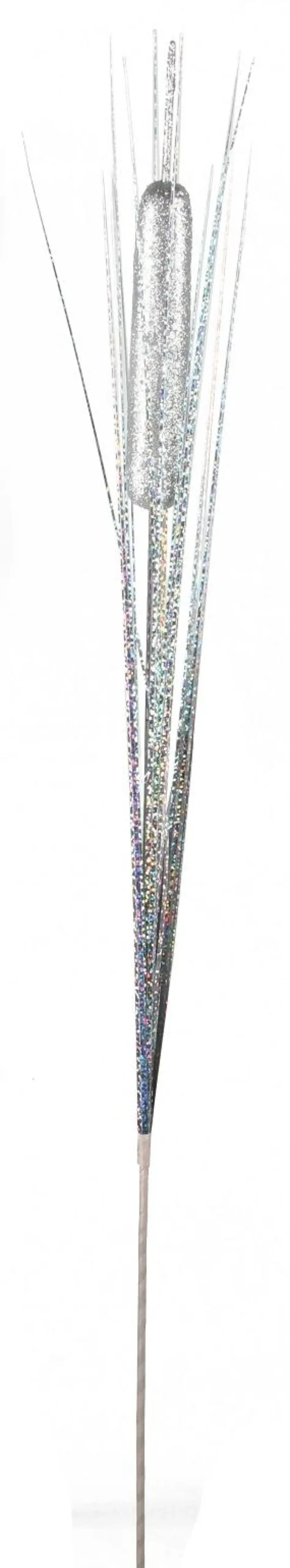 TIGE DECO PAILLETEE H.80CM MODELES ARGENT