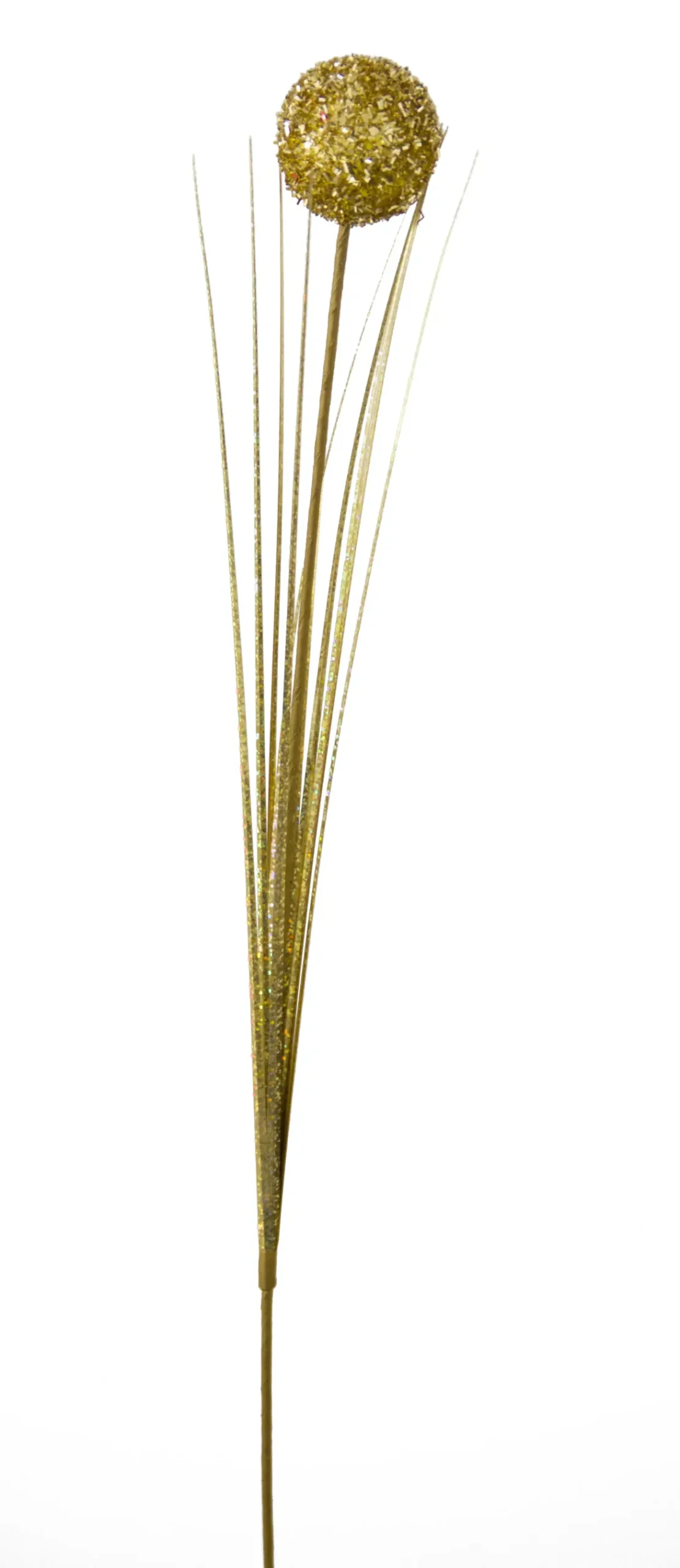 TIGE DECO PAILLETEE H.80CM MODELES COLORIS OR