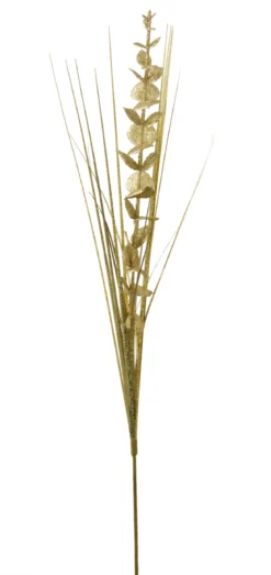 TIGE DECO PAILLETEE H.80CM MODELES COLORIS OR