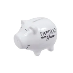 TIRELIRE COCHON FAMILLE