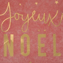 TISSU JOYEUX NOEL BLANC IMPRIME ROUGE 28X500CM