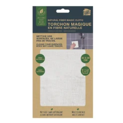 TORCHON MAGIQUE FIBRE NATURELLE 30X30CM