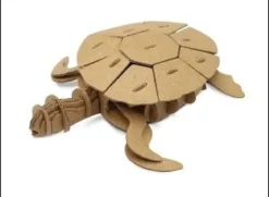 TORTUE CARTON A ASSEMBLER PETIT MODELE 15X12X3CM