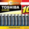 TOSHIBA ALKA 10 PILES AA