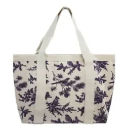 TOTE BAG DOUBLE ANSE RITOURNELLE BLEU