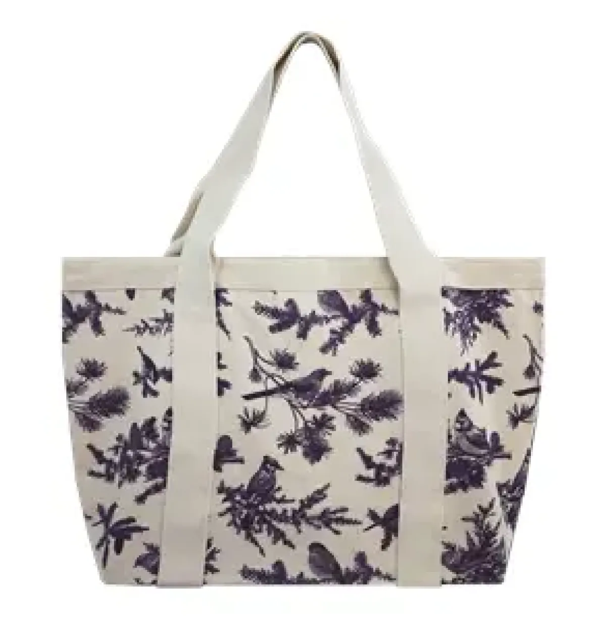 TOTE BAG DOUBLE ANSE RITOURNELLE BLEU