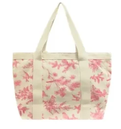 TOTE BAG DOUBLE ANSE RITOURNELLE ROSE