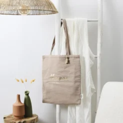TOTE BAG GAZE DE COTON 36.5X42CM