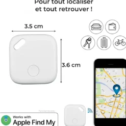 TRACKER LOCALISATEUR BLANC