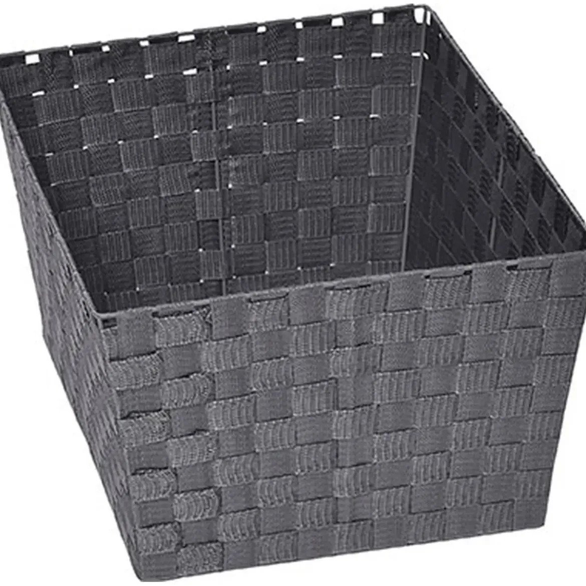 TRES GRANDE PANIERE DRESSING EVASEE EN POLYESTER GRIS