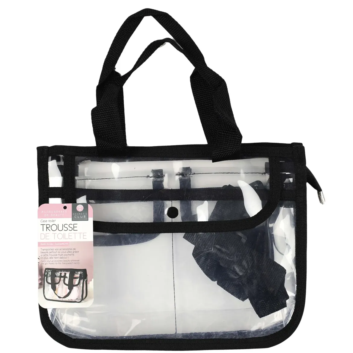 TROUSSE DE TOILETTE TRANSPARENTE