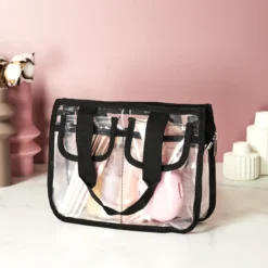 TROUSSE DE TOILETTE TRANSPARENTE