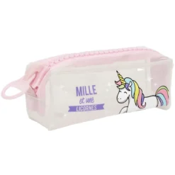 TROUSSE TRANSPARENTE LICORNE
