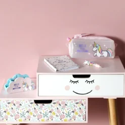 TROUSSE TRANSPARENTE LICORNE